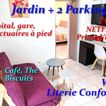 Au Petit Marcadal **sanctuaires, hôpital, gare** Apartment Lourdes Bagian luar foto